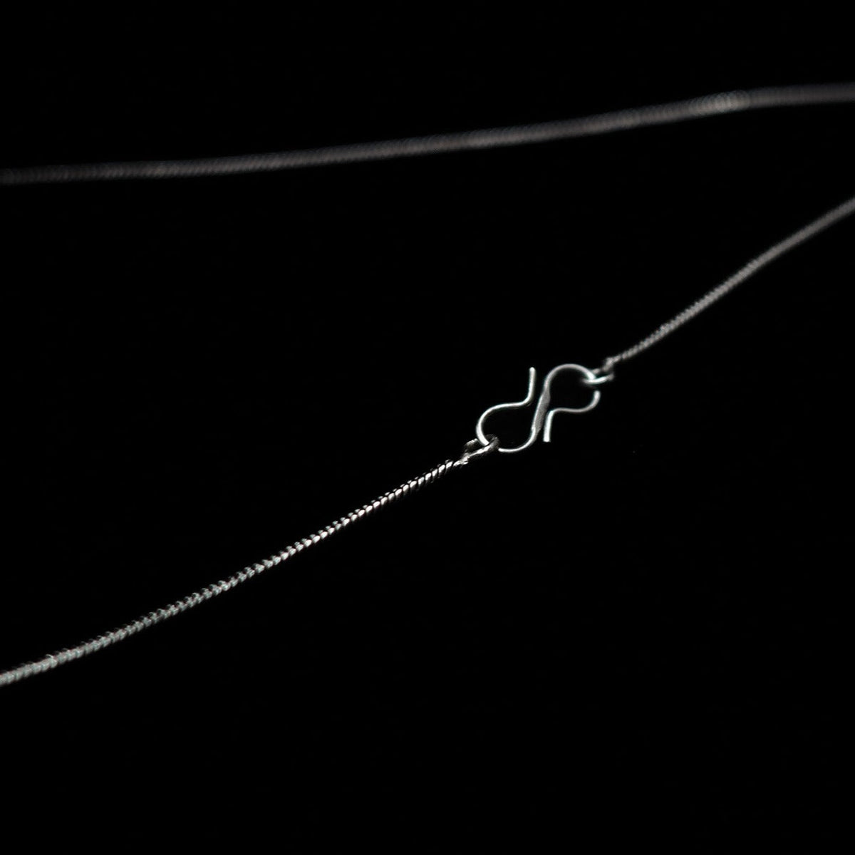 Kedja, silverpläterad 45 cm