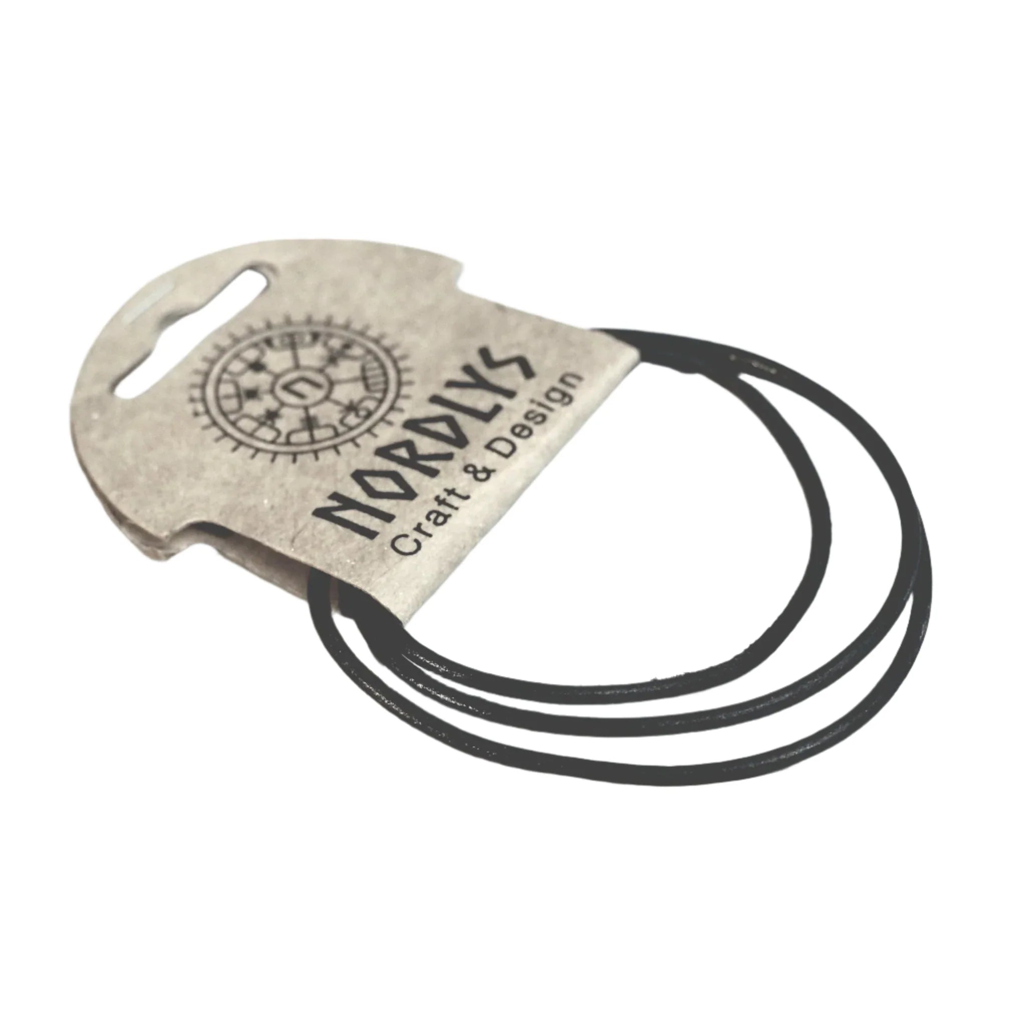 Lærsnor til smykker, 80 cm