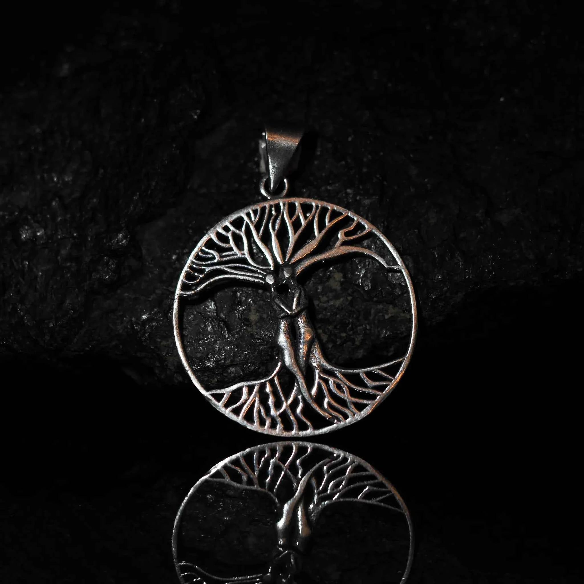 Amulett, Ask och Embla ur livets träd, stor.