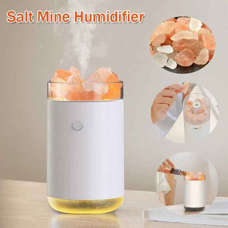 Multifunktionell saltlampa