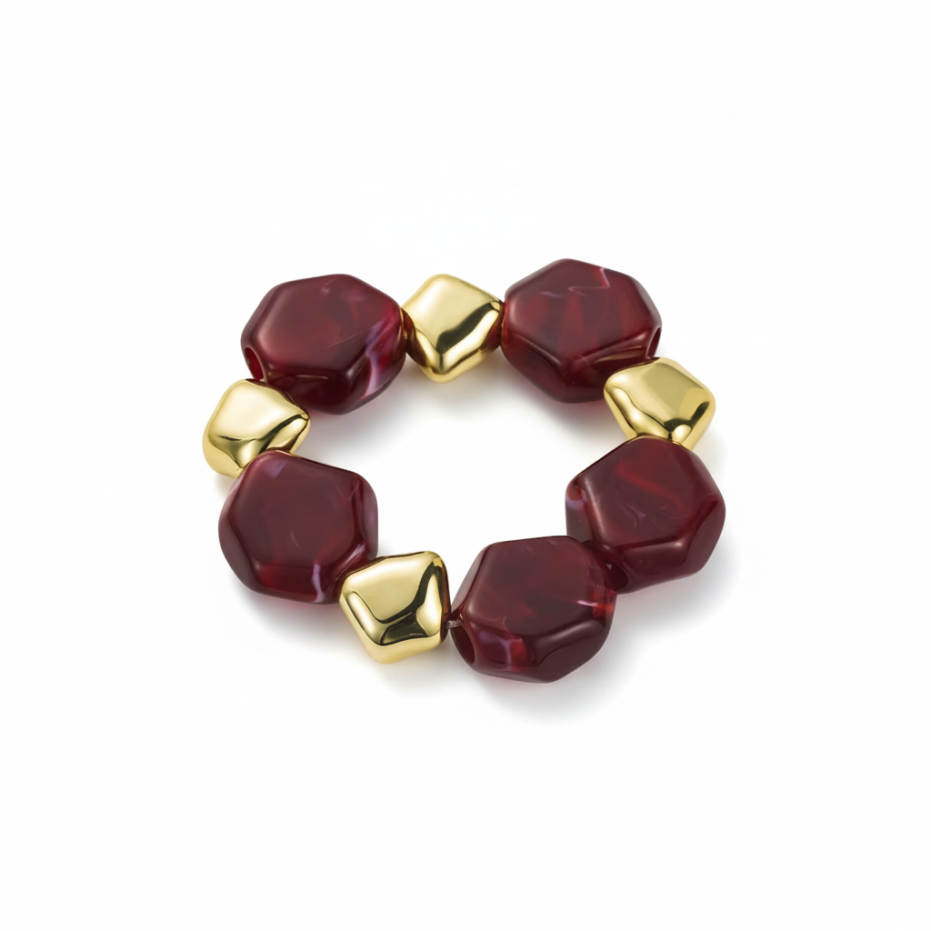 Elegant rött armband