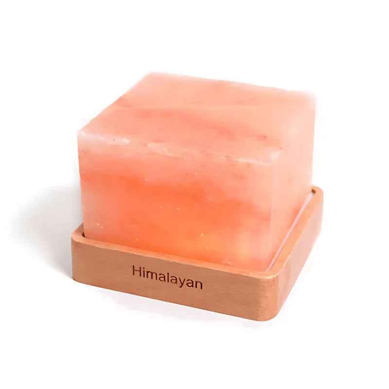 Kvadratisk Himalaya Salt Lampa