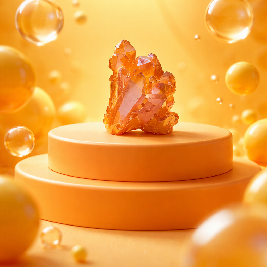 Tangerine Aura Kvarts